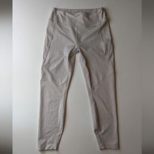 Outdoor Voices Cream Heathered Ankle Length Leggings